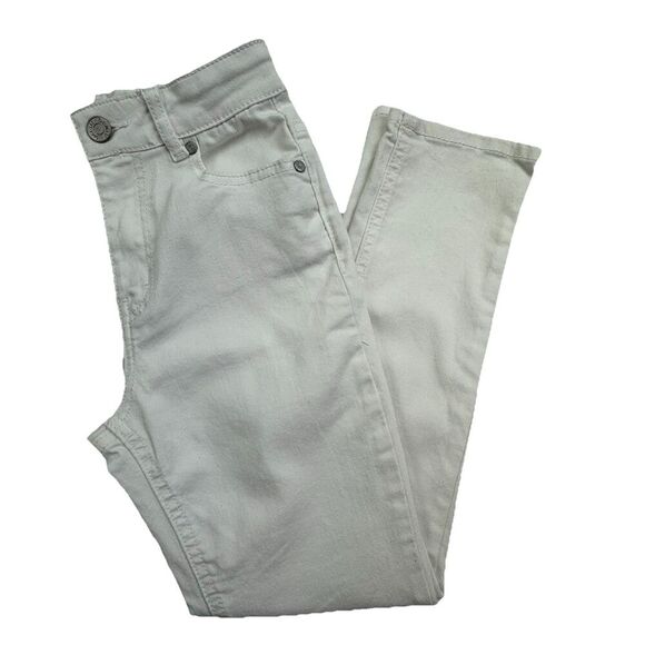 Charlotte By Cato Girls White Jeans Size 10 Straight Leg Denim - Picture 1 of 9